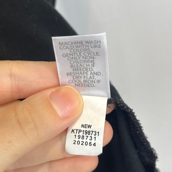 J. JILL Wearever Sleeveless Tank Top Pullover Stretch Rayon Jersey Black Size XL - Picture 10 of 11